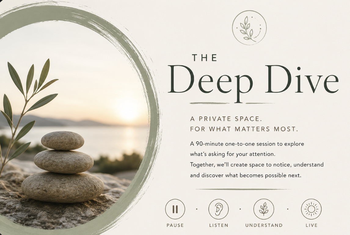 The Deep Dive: a private space for what matters most